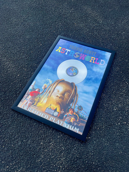 Astroworld Record Plaque