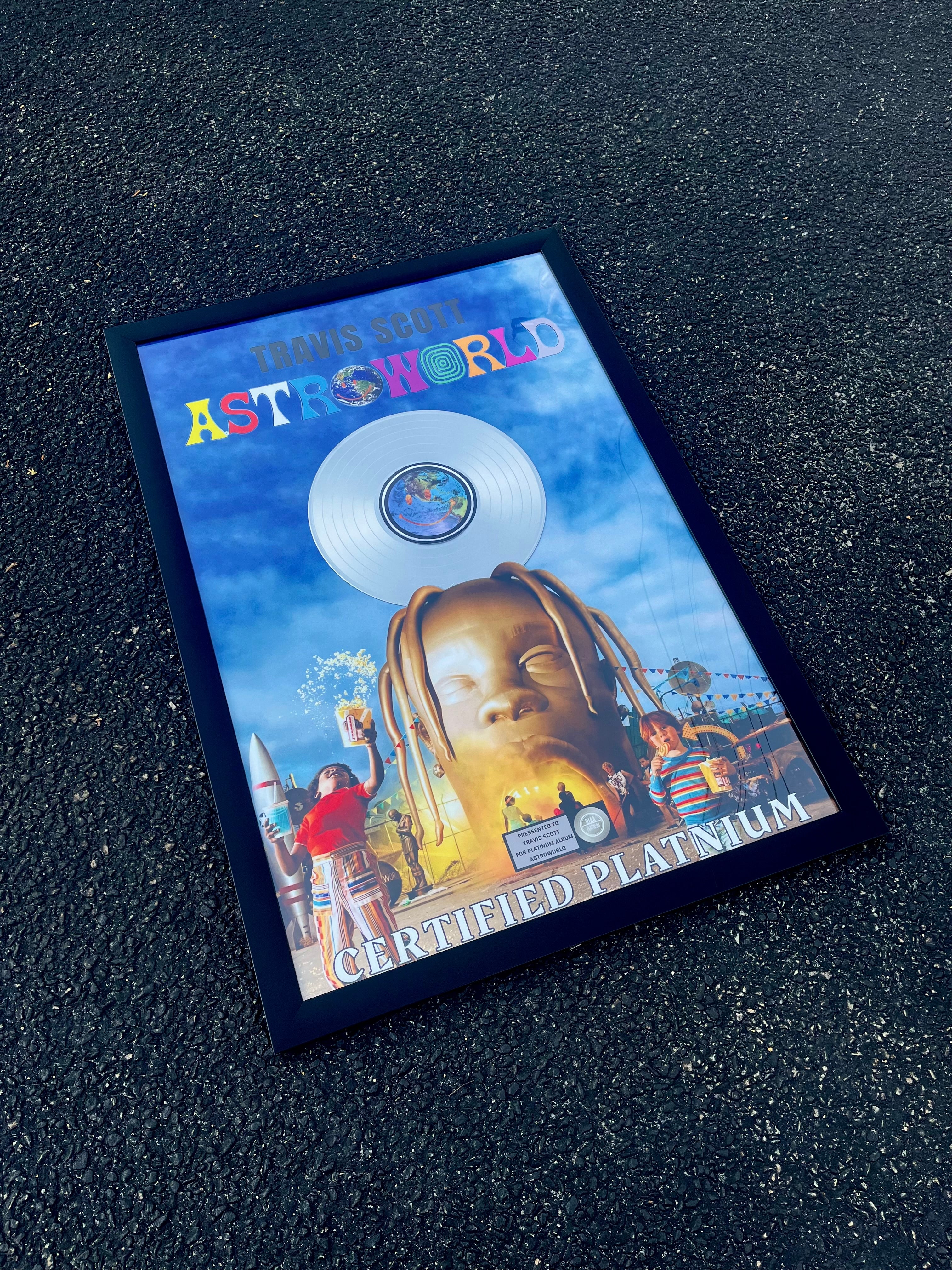 Astroworld Record Plaque