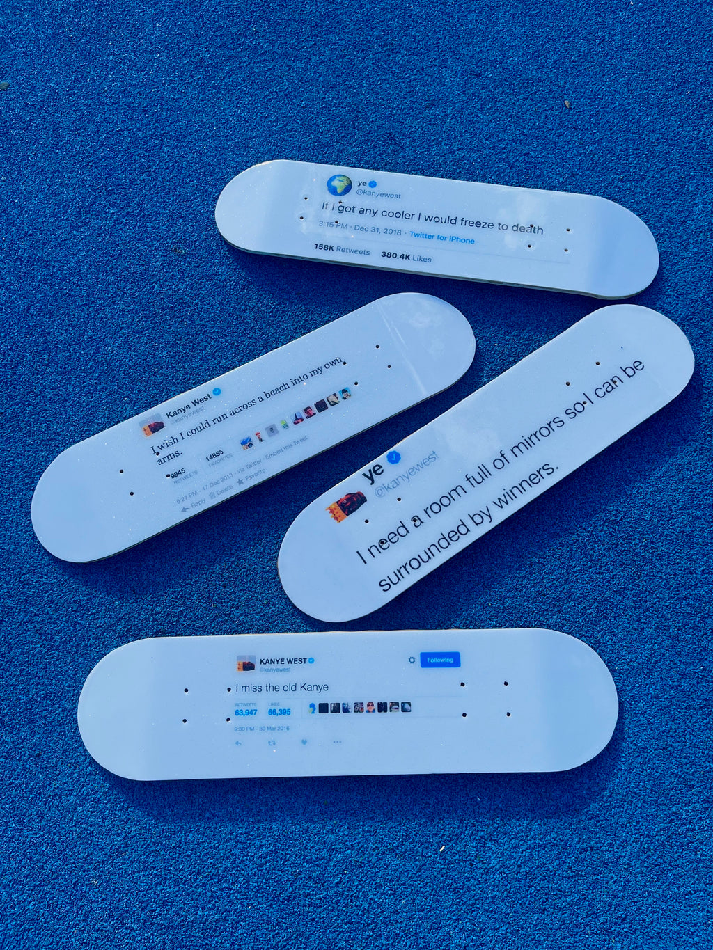 Full Set Of Kanye Tweet Boards